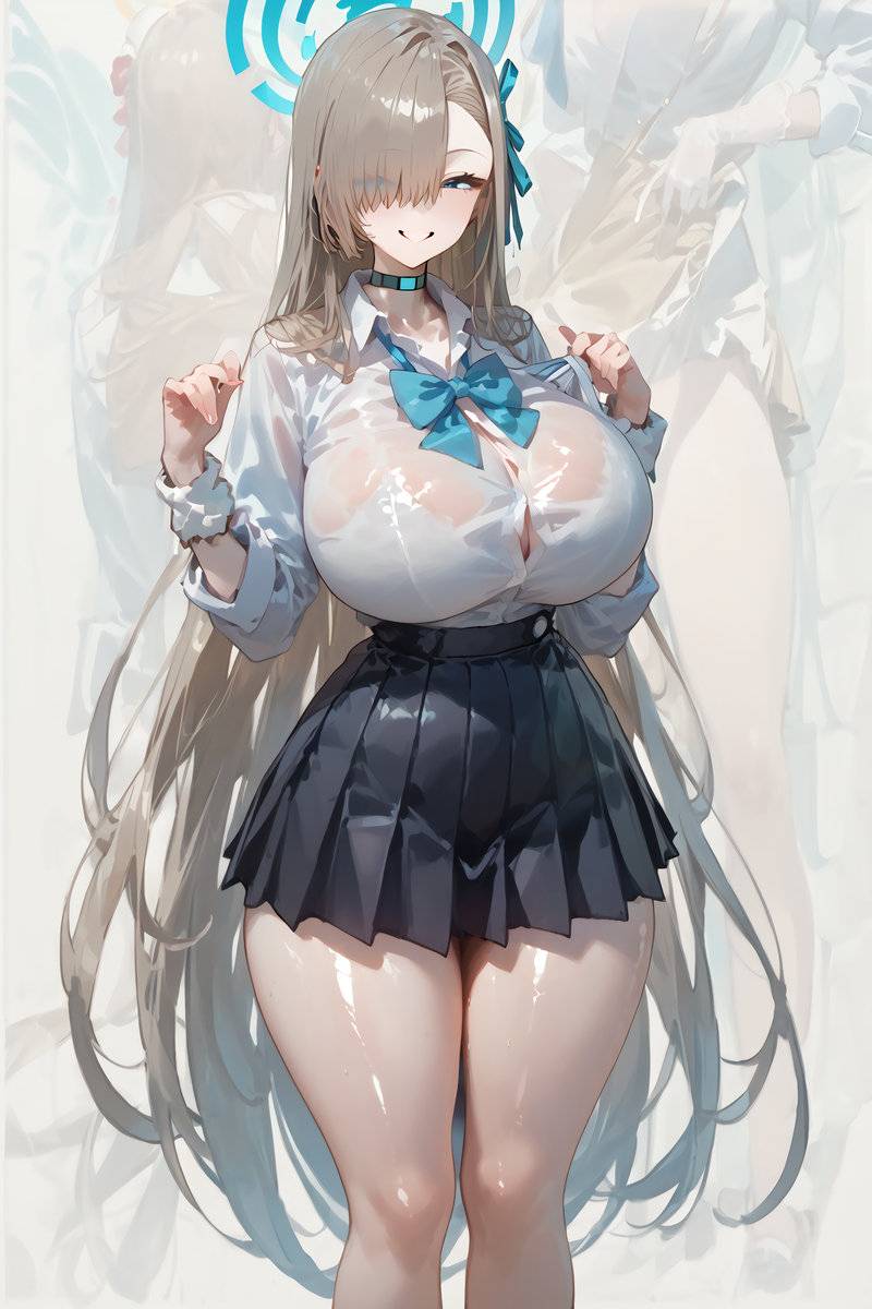 图片[5]-アスナ 制服VER.-pixiv插画-作品交流服务