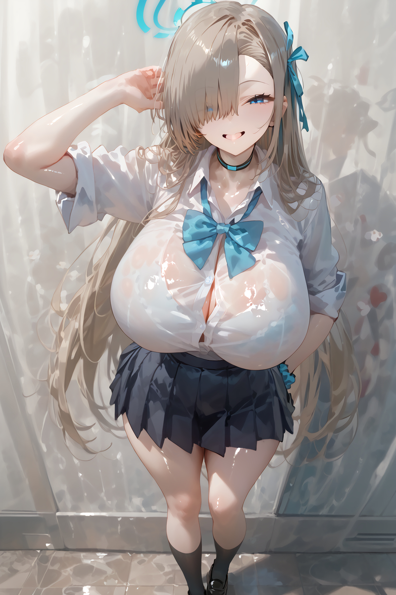 图片[8]-アスナ 制服VER.-pixiv插画-作品交流服务