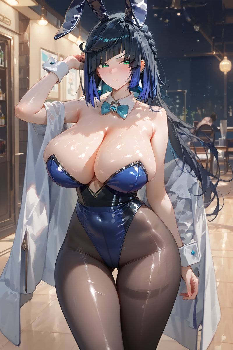 夜蘭 バニーVER.-pixiv插画-作品交流服务