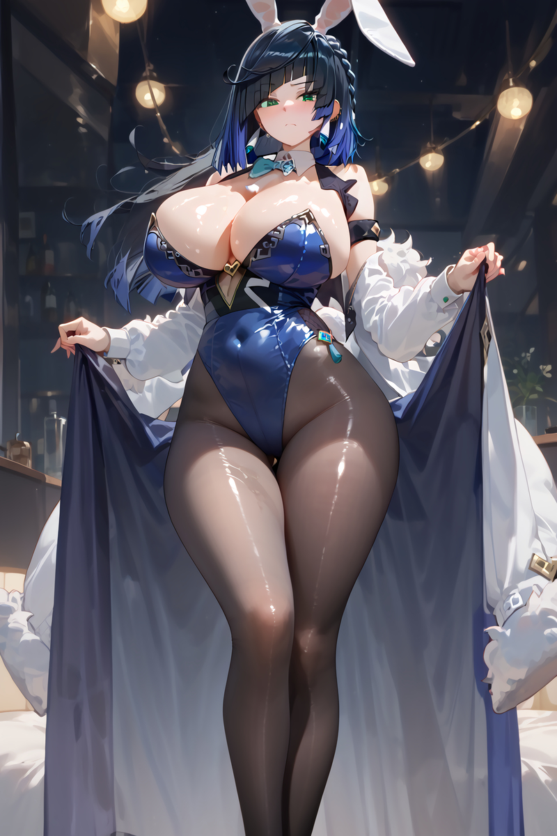 图片[6]-夜蘭 バニーVER.-pixiv插画-作品交流服务