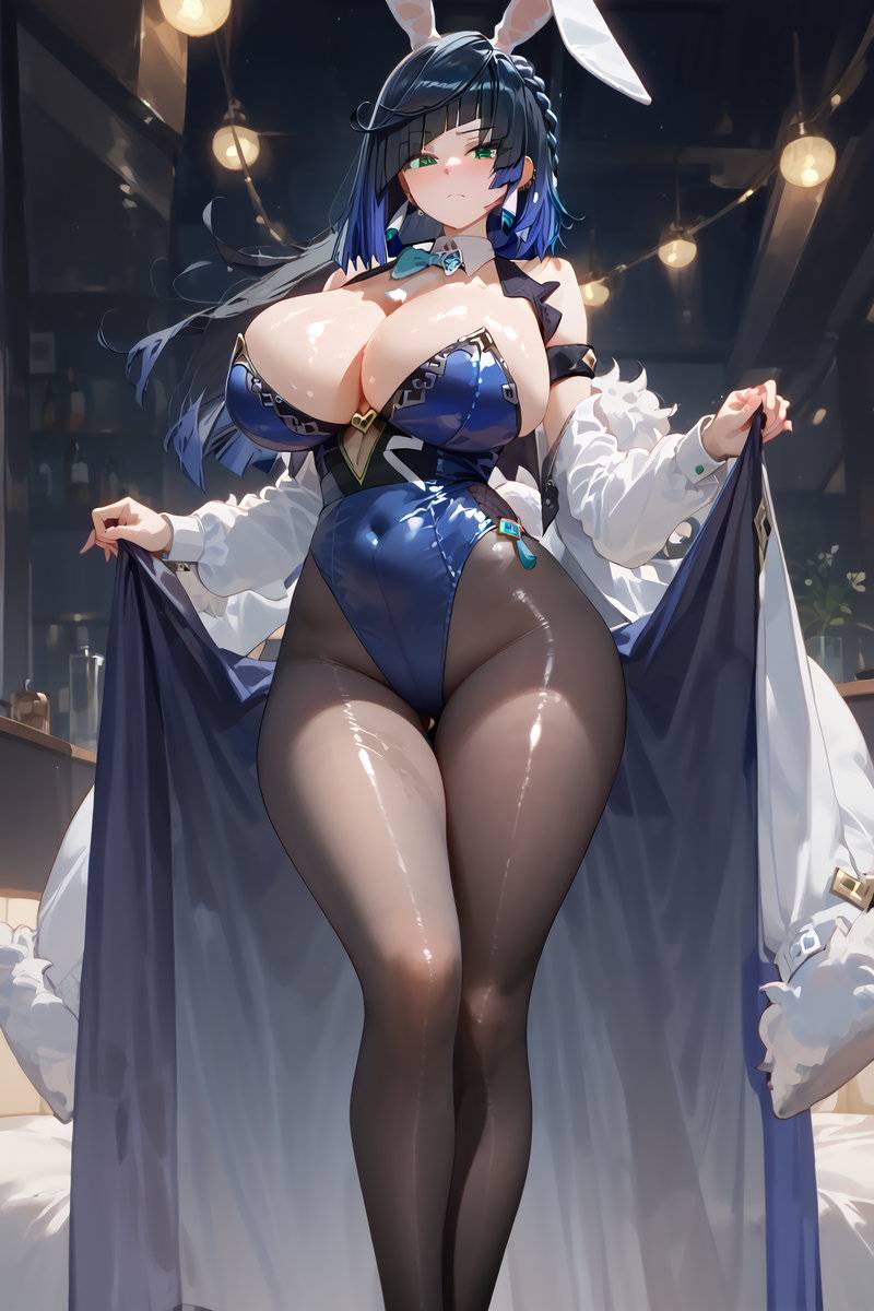 图片[6]-夜蘭 バニーVER.-pixiv插画-作品交流服务
