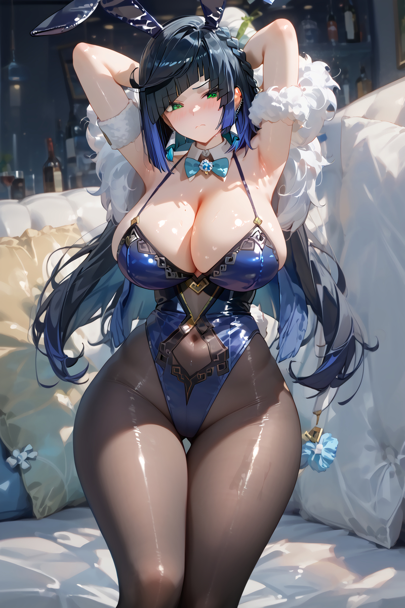 图片[7]-夜蘭 バニーVER.-pixiv插画-作品交流服务