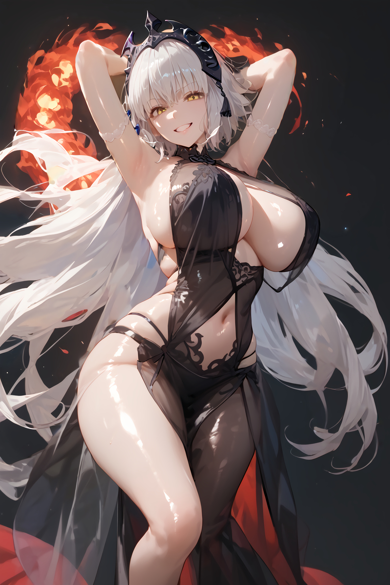 オルタちゃん ドレスVER.-pixiv插画-作品交流服务