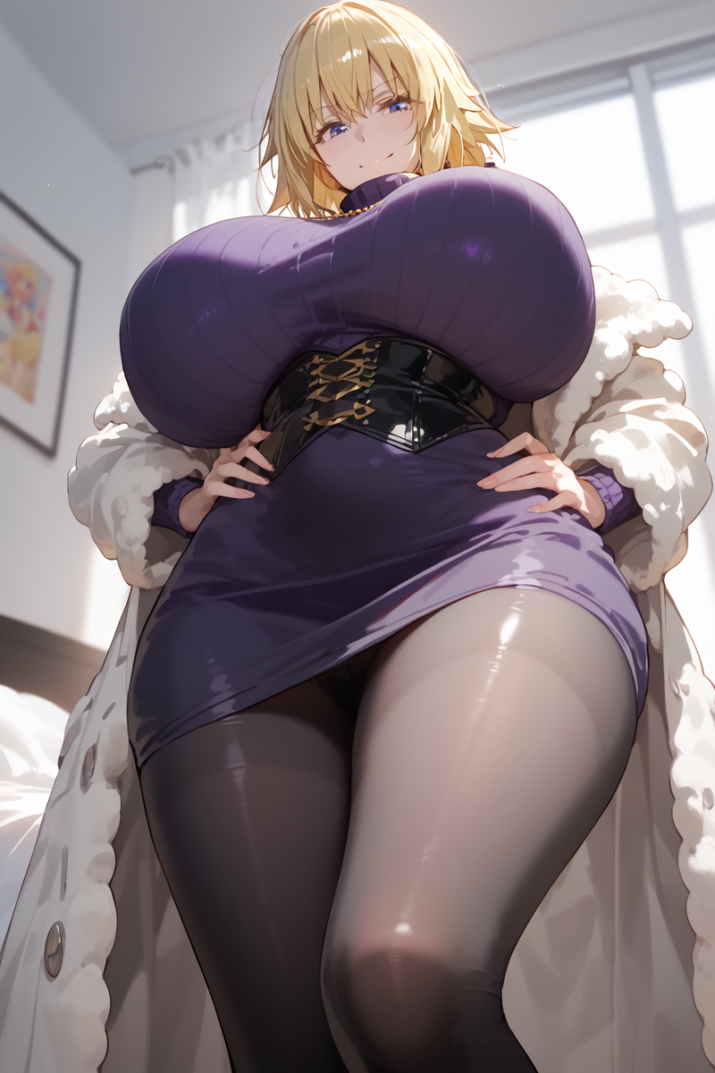 ジャンヌママ セーターVER.-pixiv插画-作品交流服务