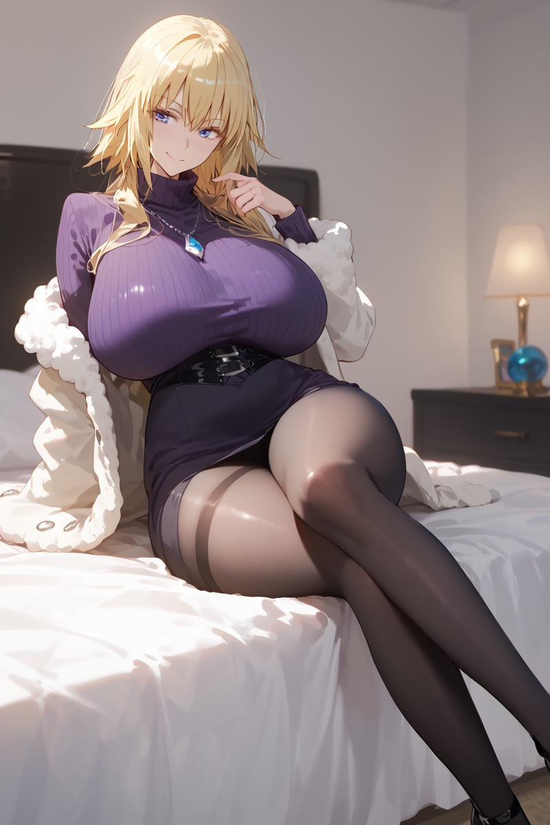 图片[5]-ジャンヌママ セーターVER.-pixiv插画-作品交流服务