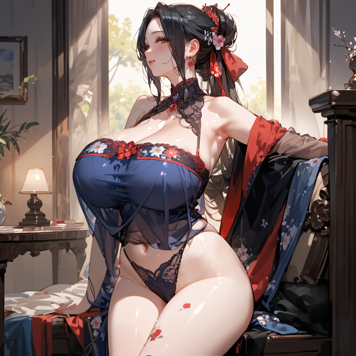 人妻-pixiv插画-作品交流服务