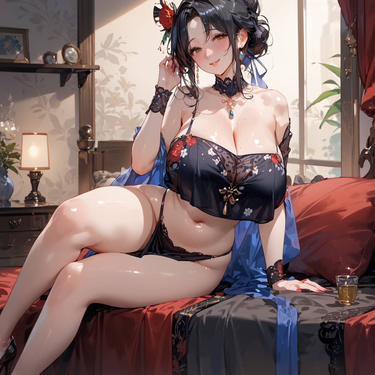 人妻-pixiv插画-作品交流服务