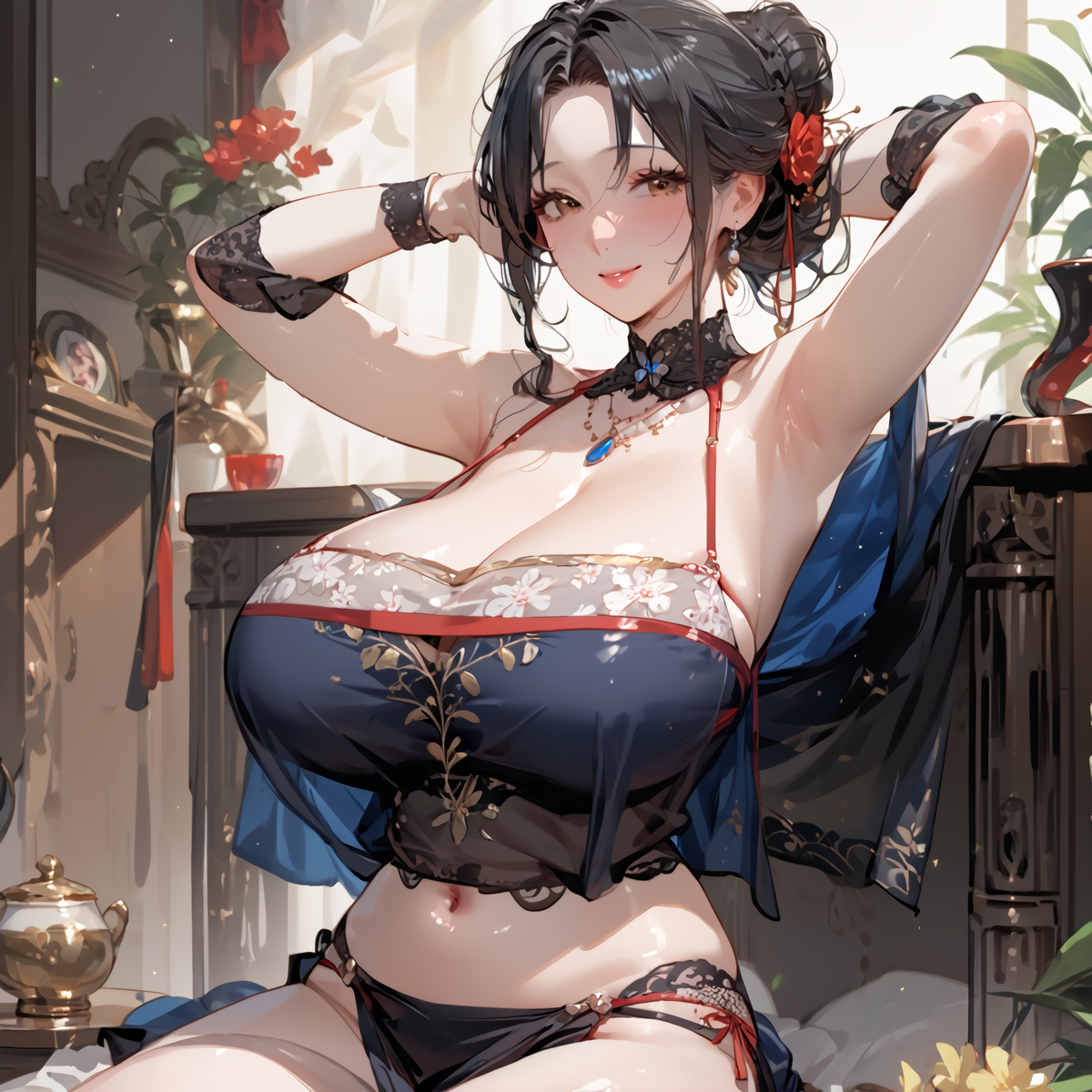 人妻-pixiv插画-作品交流服务