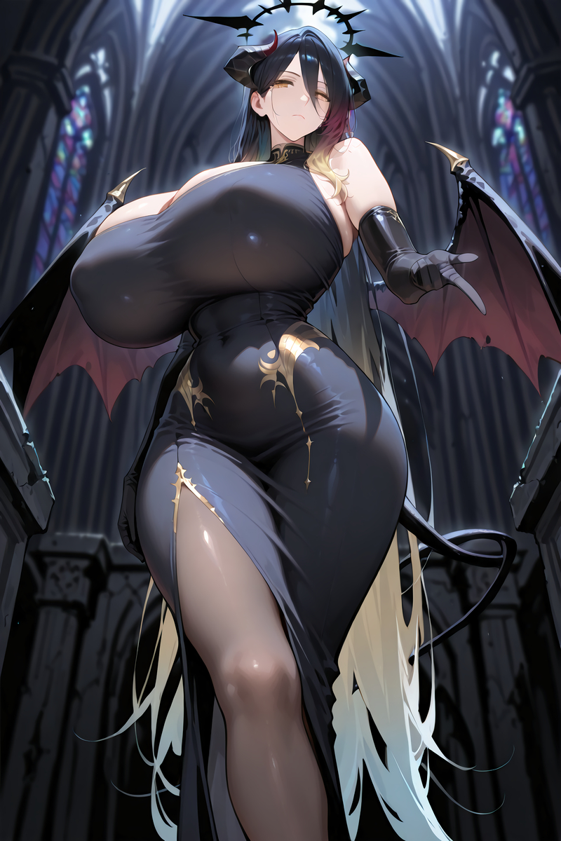 堕天使-pixiv插画-作品交流服务