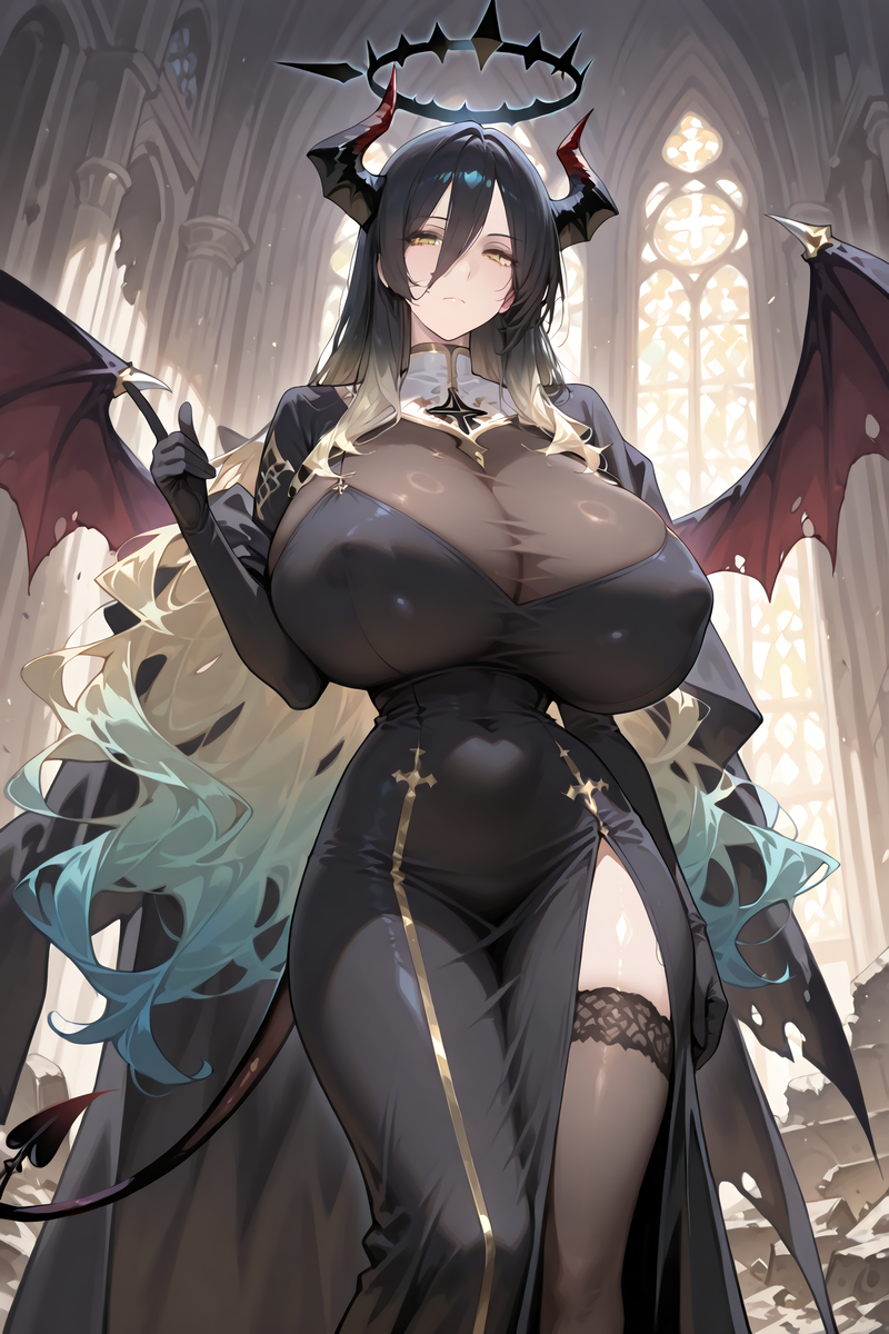 堕天使-pixiv插画-作品交流服务