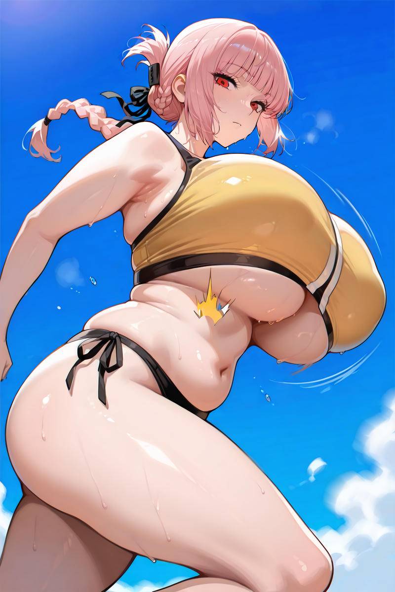 ナイチンママ スポーツブラVER.-pixiv插画-作品交流服务