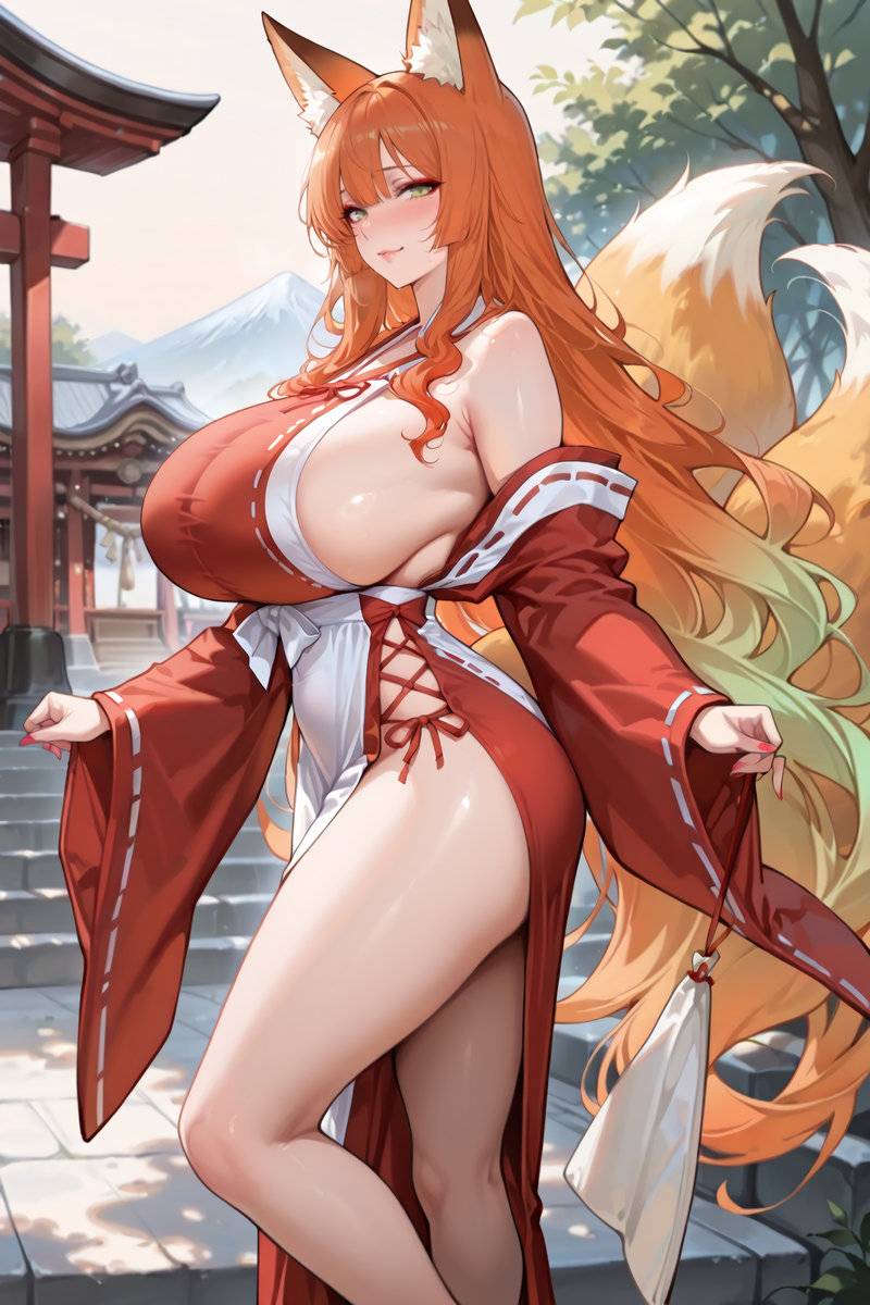 图片[8]-キツネ巫女-pixiv插画-作品交流服务