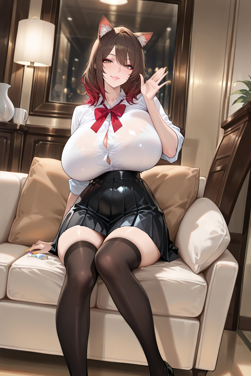 图片[10]-獣耳JK-pixiv插画-作品交流服务