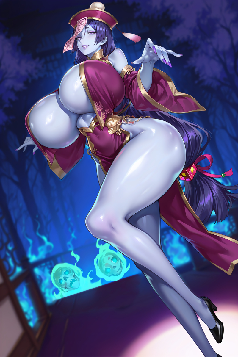 图片[5]-赖光ママ キョンシーVER.-pixiv插画-作品交流服务