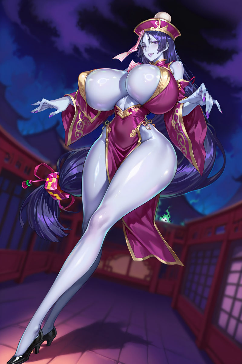 图片[7]-赖光ママ キョンシーVER.-pixiv插画-作品交流服务