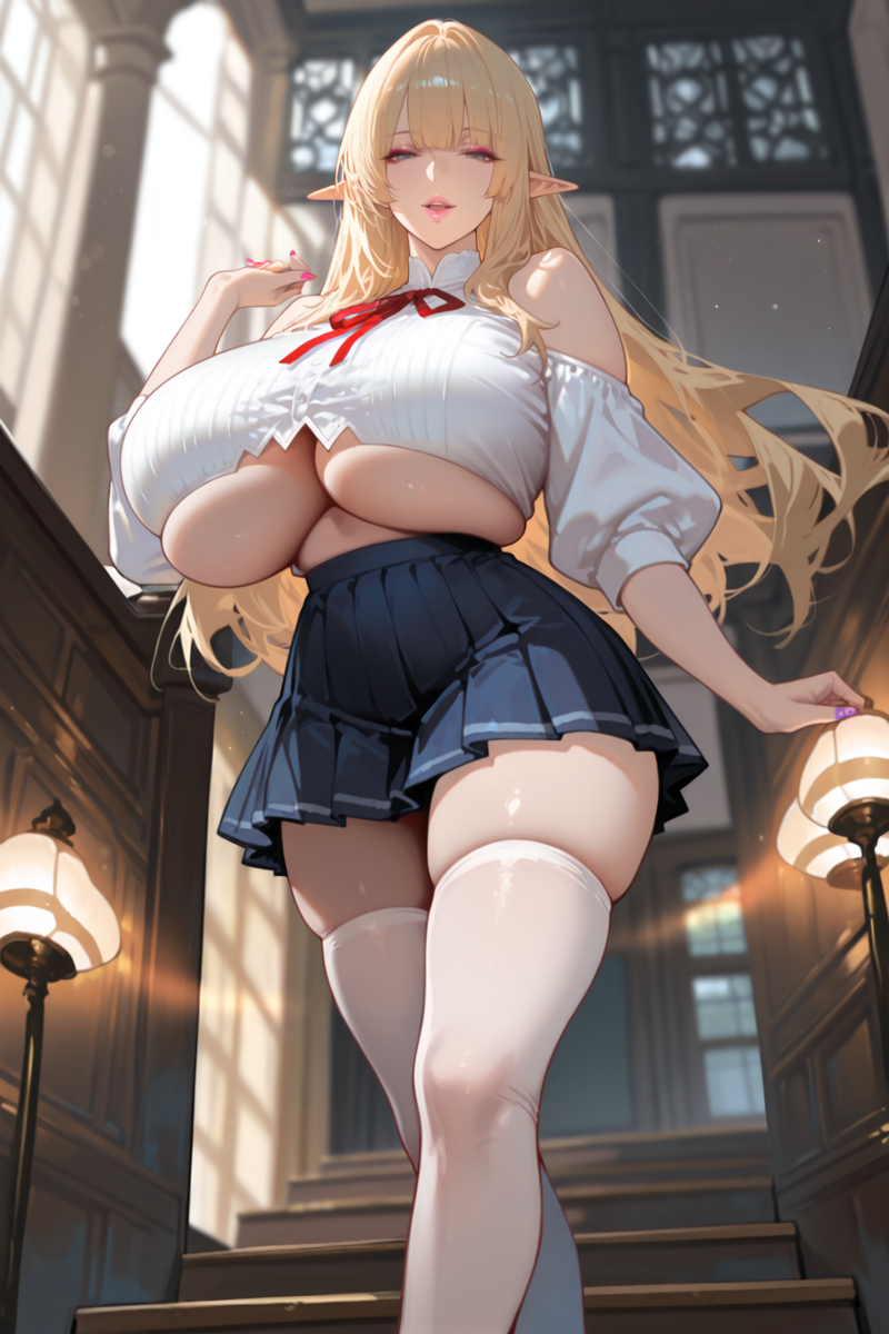 エルフの転校生-pixiv插画-作品交流服务