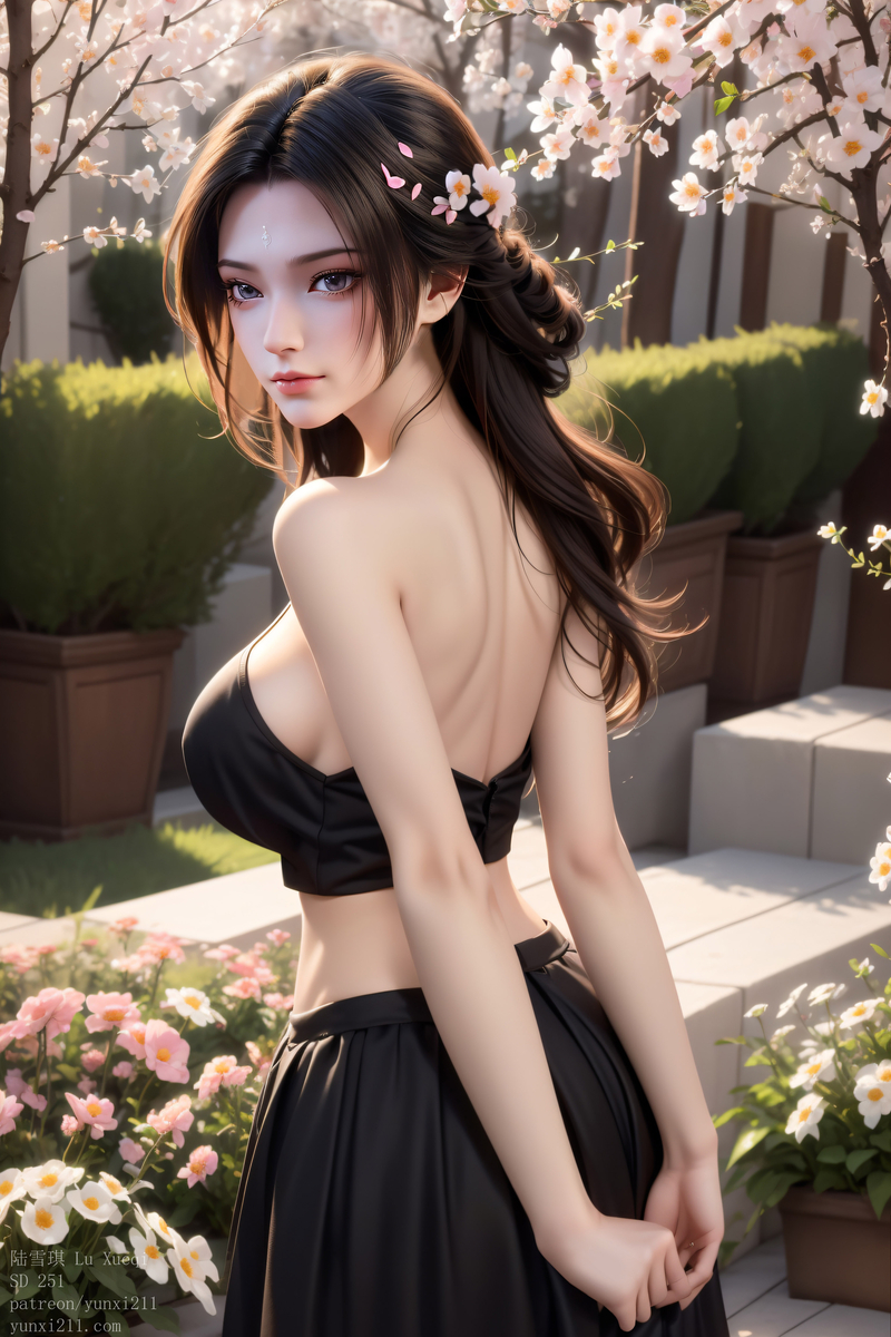 陆雪琪 Lu Xueqi  SD 251 50p-pixiv插画-作品交流服务