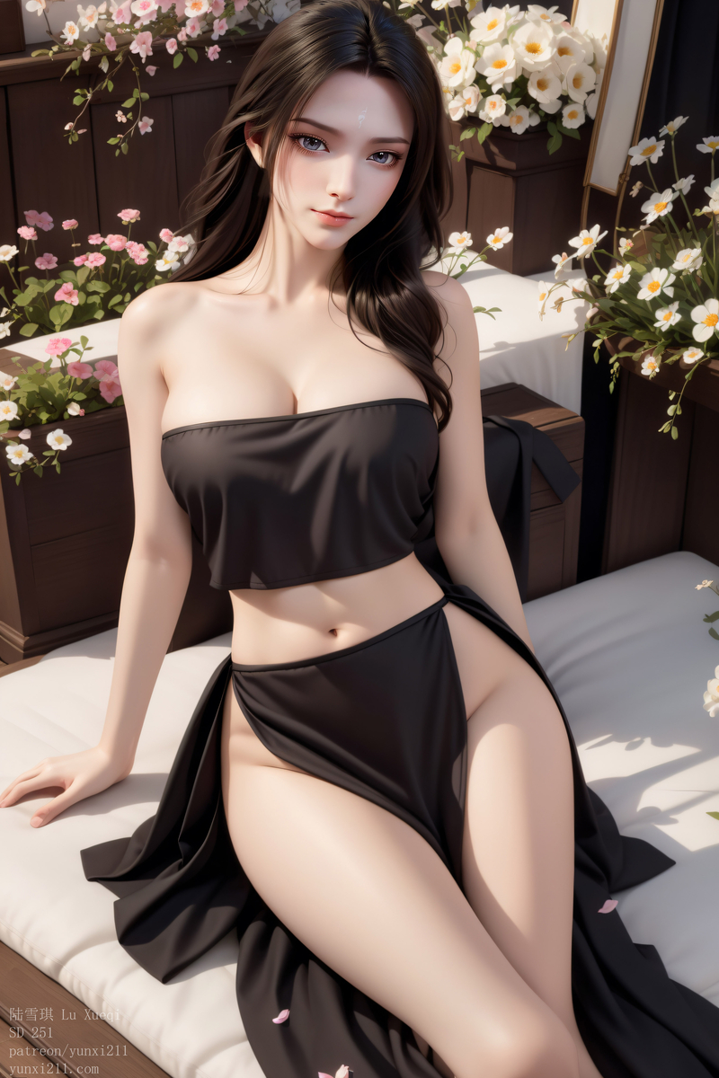 陆雪琪 Lu Xueqi  SD 251 50p-pixiv插画-作品交流服务