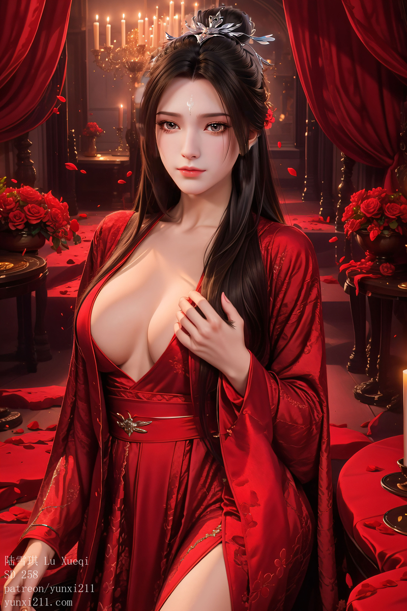 陆雪琪 Lu Xueqi  SD 258-pixiv插画-作品交流服务