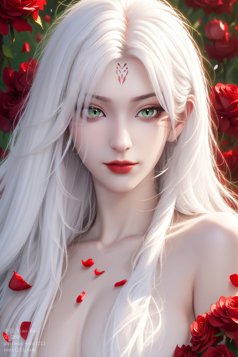 小白 Xiao Bai  SD 269 50p-pixiv插画-作品交流服务