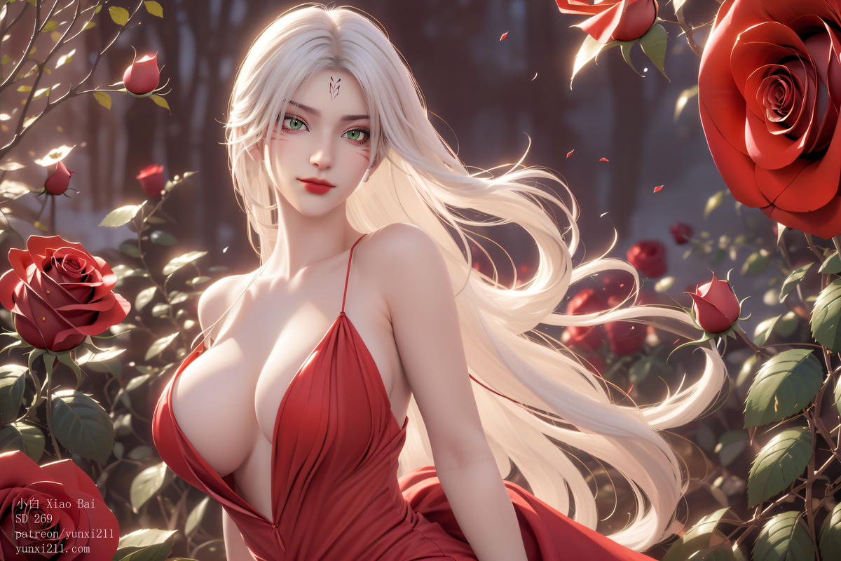 小白 Xiao Bai  SD 269 50p-pixiv插画-作品交流服务