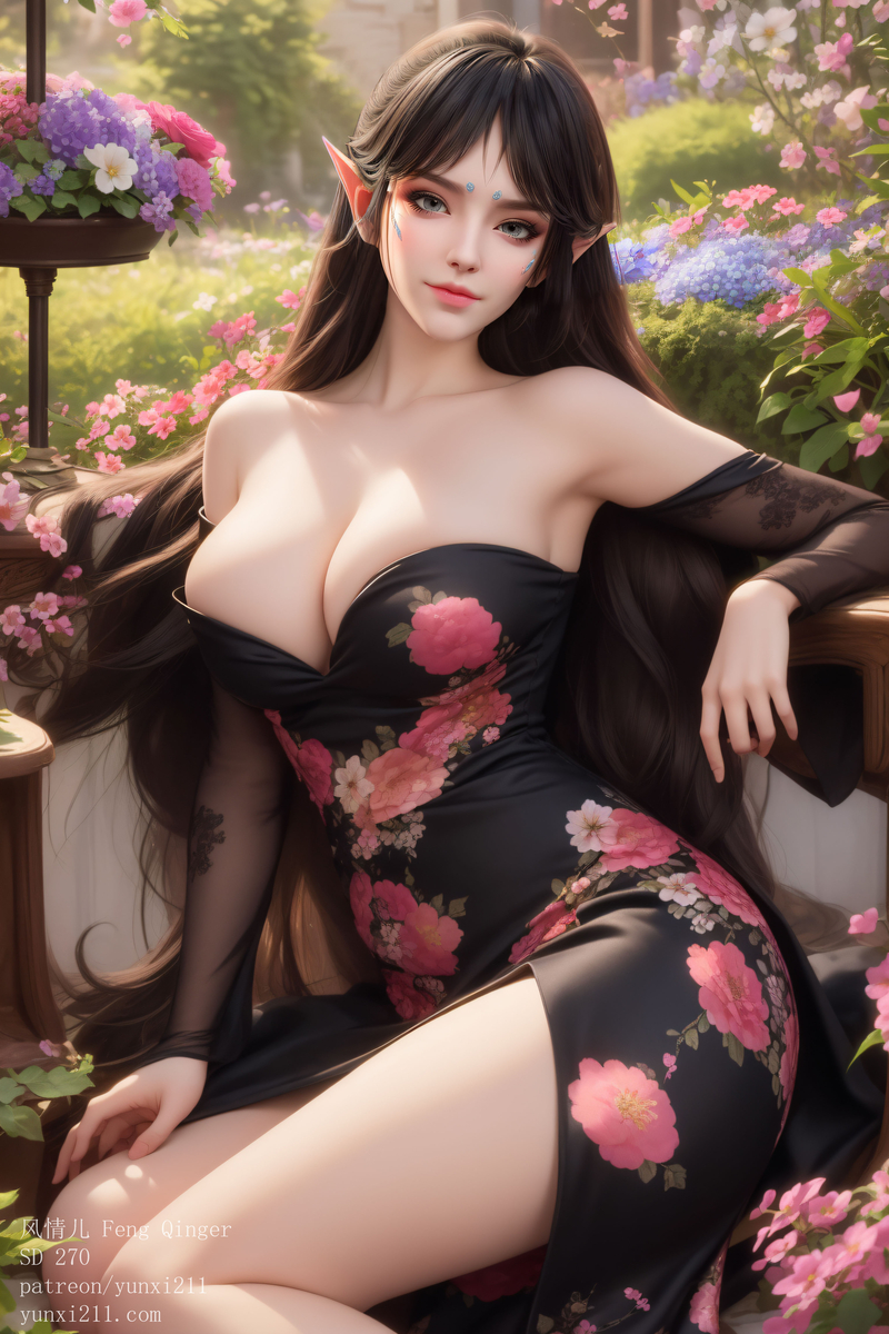 风情儿 Feng Qinger SD 270-pixiv插画-作品交流服务