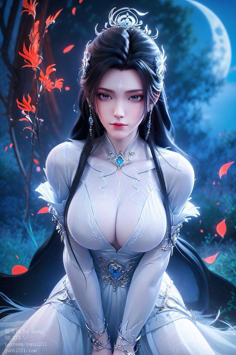 陆雪琪 Lu Xueqi  SD 273-pixiv插画-作品交流服务