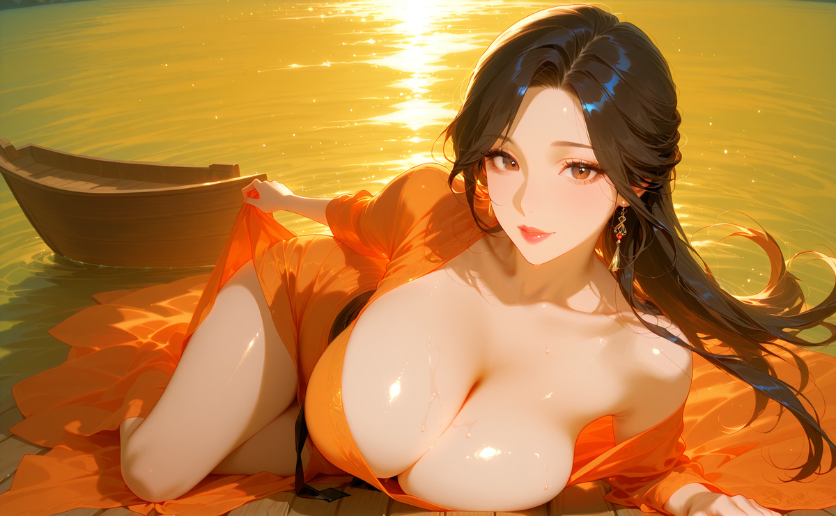 红色-pixiv插画-作品交流服务