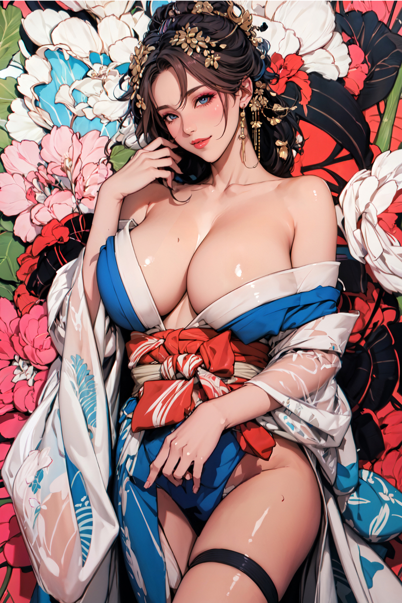 oiran-pixiv插画-作品交流服务