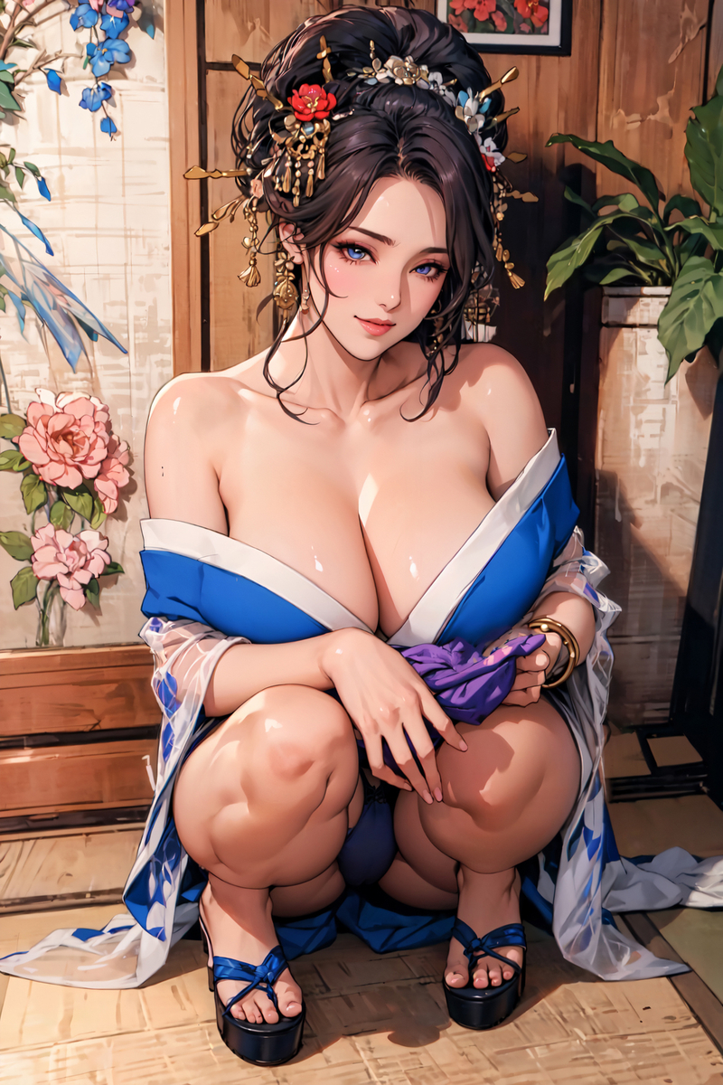 oiran-pixiv插画-作品交流服务