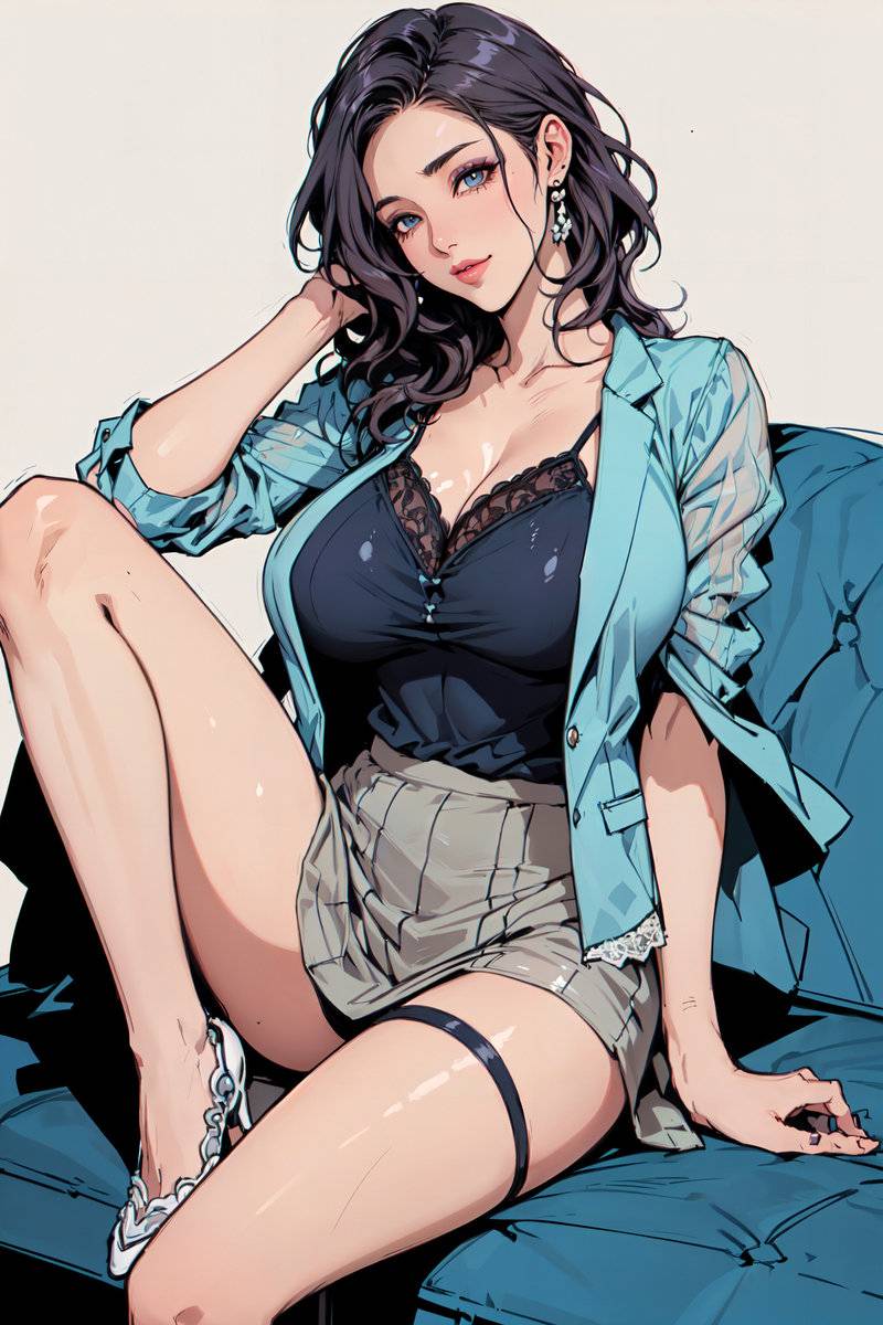 lace suit-pixiv插画-作品交流服务