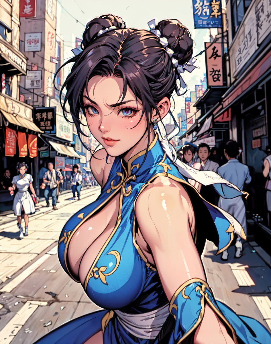 Chunli-pixiv插画-作品交流服务