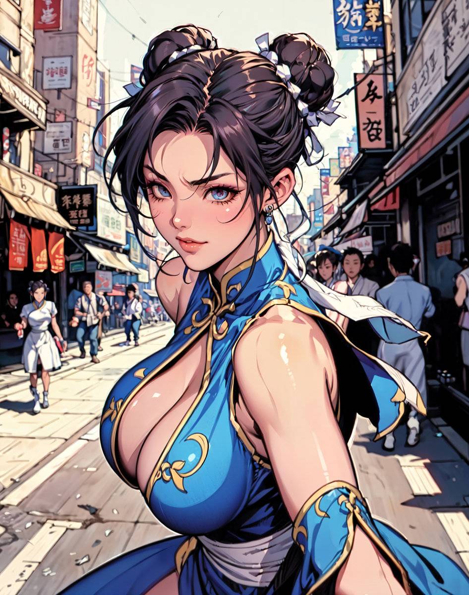 Chunli-pixiv插画-作品交流服务