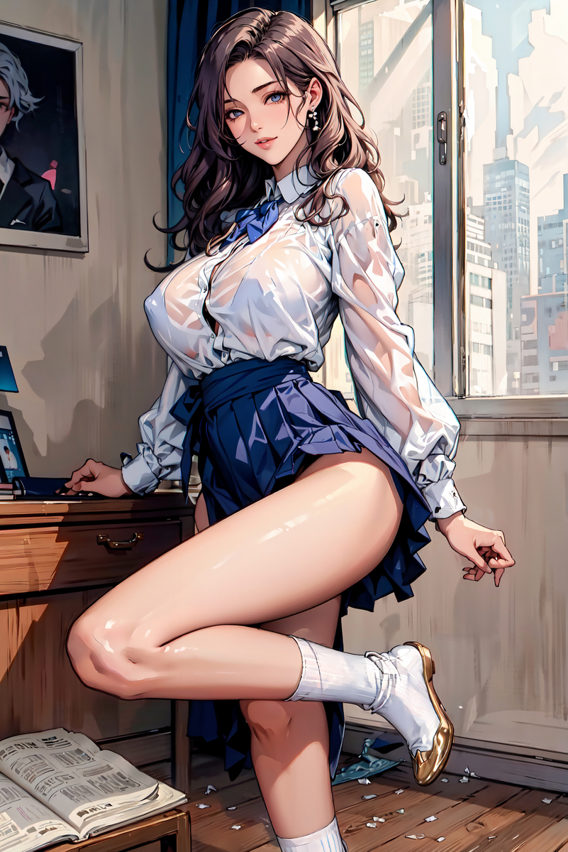 white socks-pixiv插画-作品交流服务