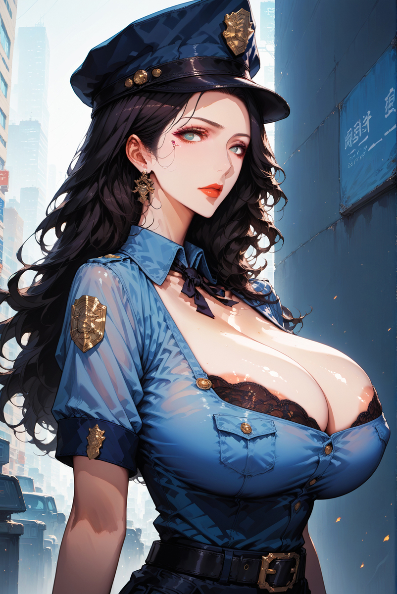 caitlyn cop-pixiv插画-作品交流服务