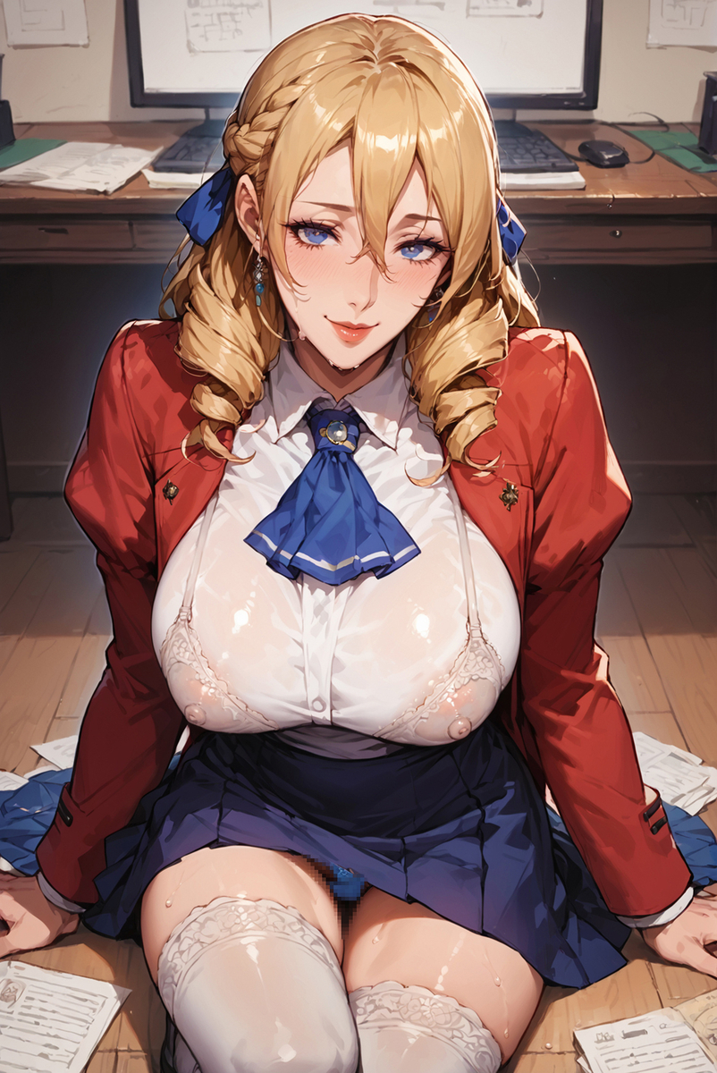 blonde beauty-pixiv插画-作品交流服务