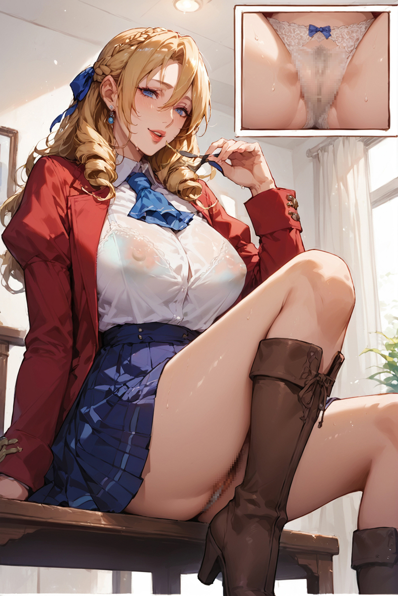 blonde beauty-pixiv插画-作品交流服务