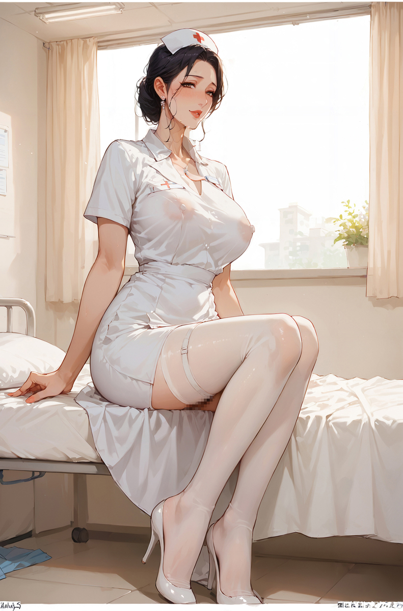 nurse waifu-pixiv插画-作品交流服务