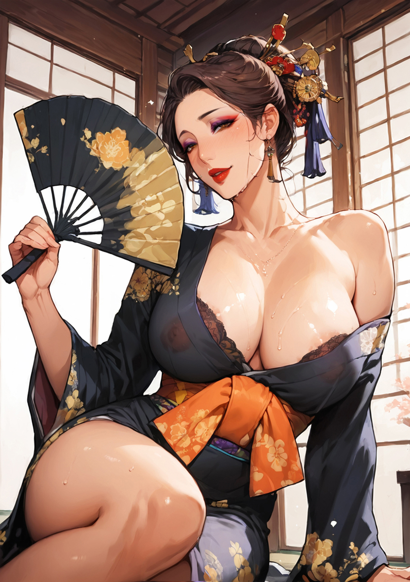 oiran-pixiv插画-作品交流服务