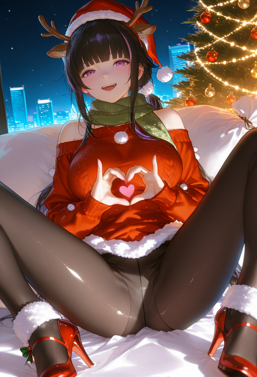 Christmas Raiden Shogun-pixiv插画-作品交流服务