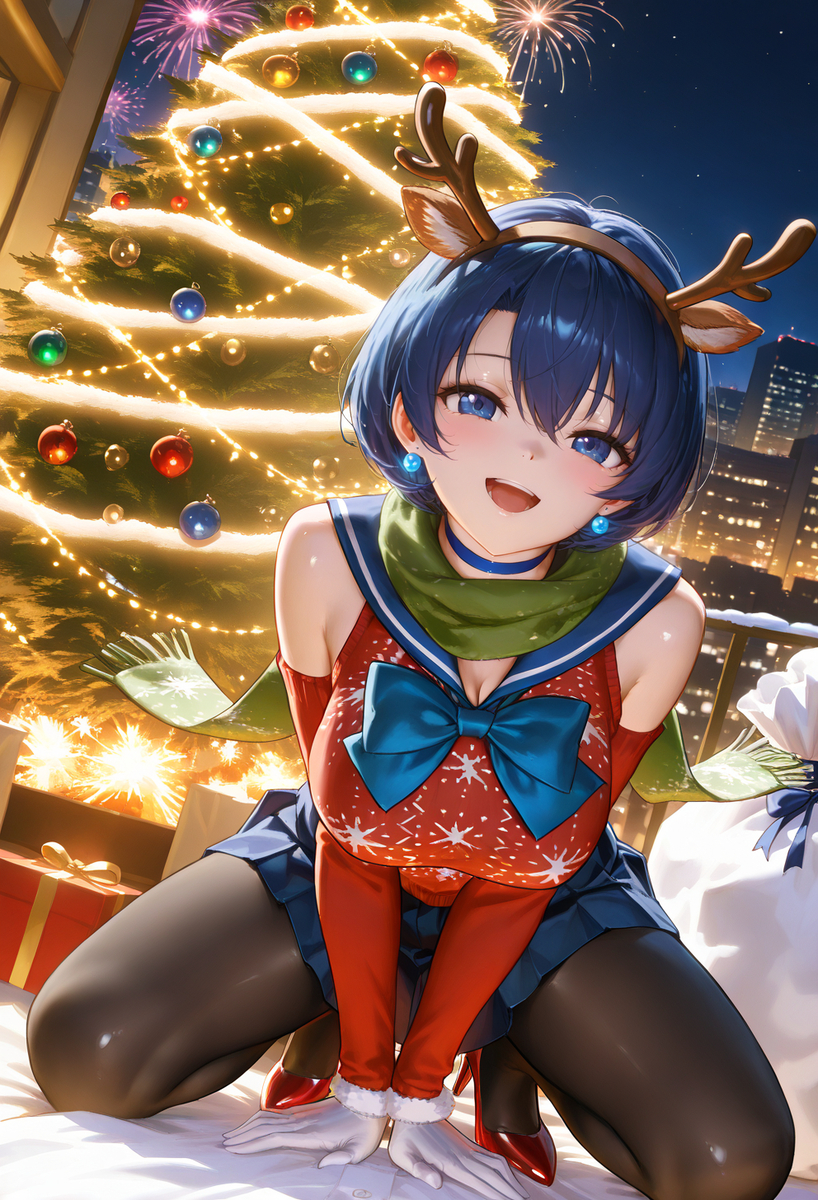 Christmas Mercury-pixiv插画-作品交流服务