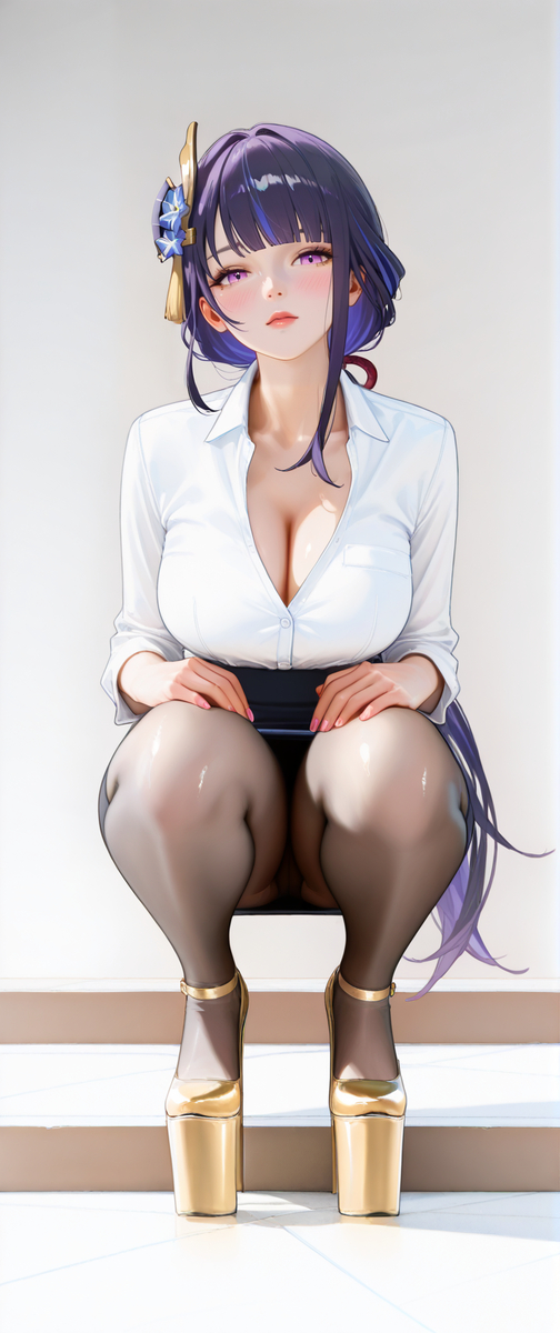 Dōjin Raiden Shogun 雷电将军-pixiv插画-作品交流服务