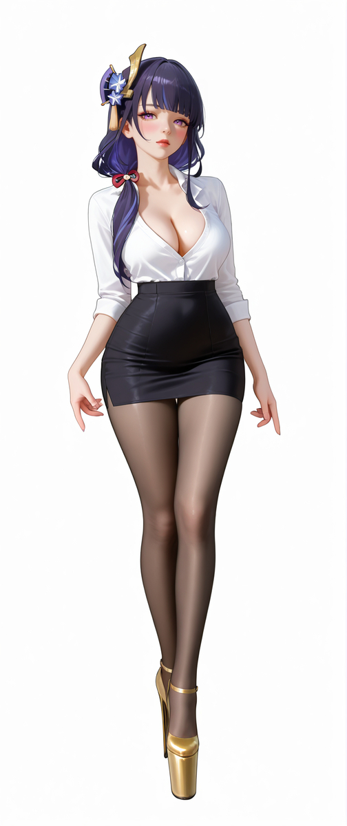 Dōjin Raiden Shogun 雷电将军-pixiv插画-作品交流服务