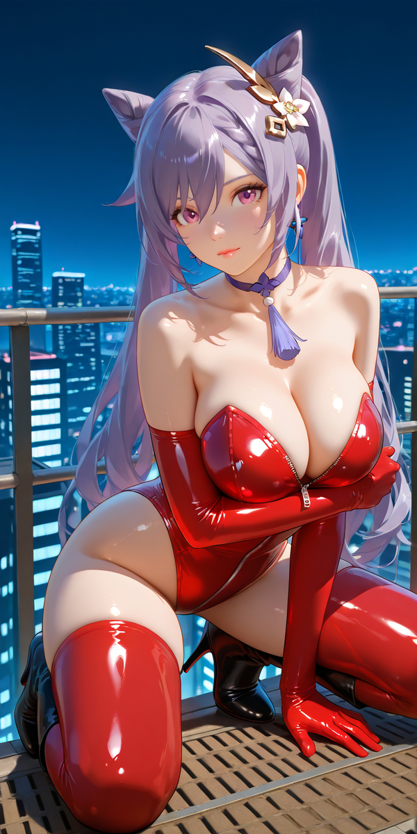 Superhero Keqing-pixiv插画-作品交流服务