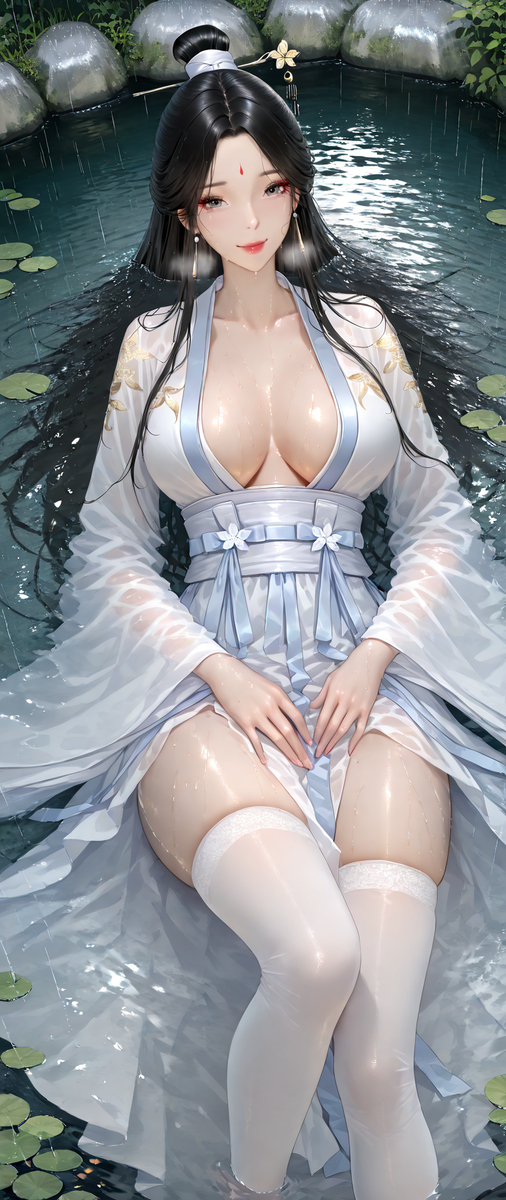 White snake 白蛇 水淹诸君-pixiv插画-作品交流服务