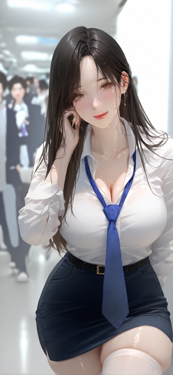 Shy office 恥ずかしいオフィスです-pixiv插画-作品交流服务