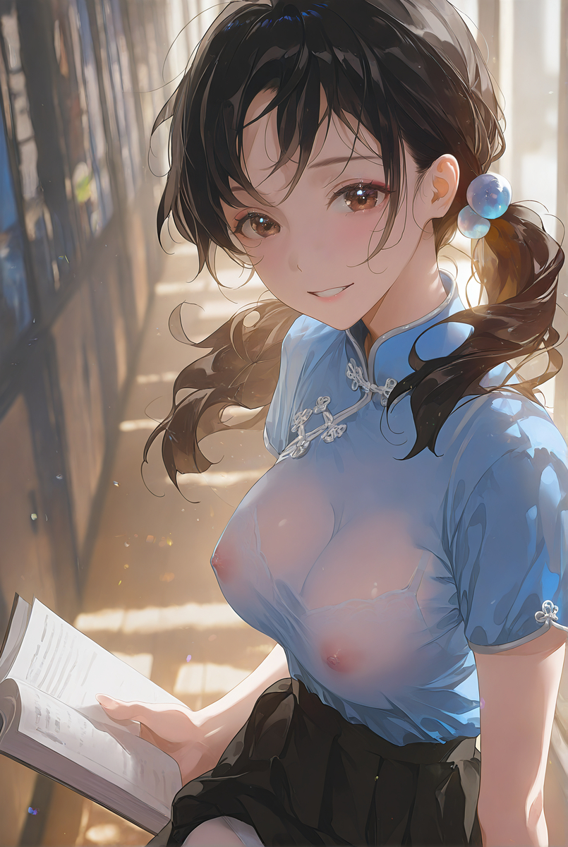 青青子衿，悠悠我心~青々たる子衿,悠々たる我が心-pixiv插画-作品交流服务