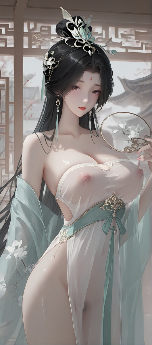 轻纱随风顾自怜~ベールは風に流されます-pixiv插画-作品交流服务