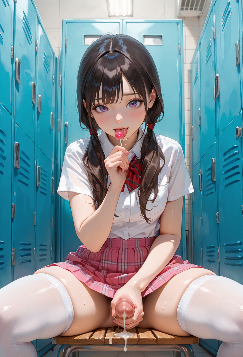 我有两根棒棒糖~ロリポップを2本持っています-pixiv插画-作品交流服务