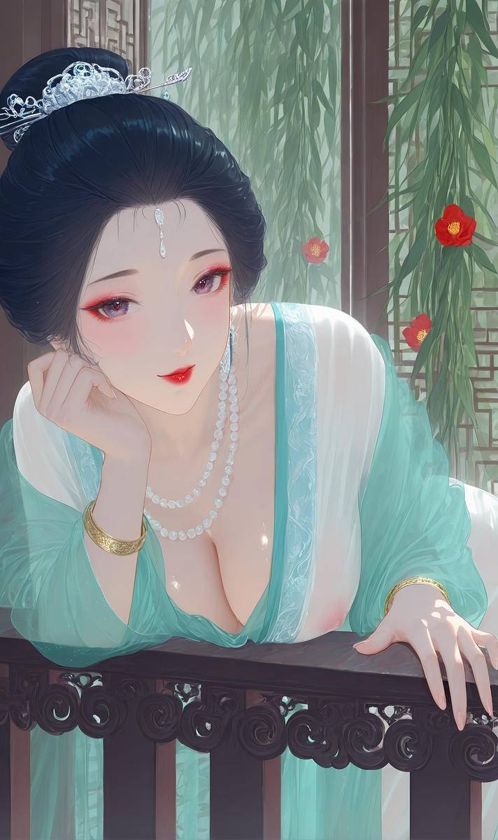 金莲 百媚千娇窗前望~金蓮 百媚千嬌窓前望-pixiv插画-作品交流服务
